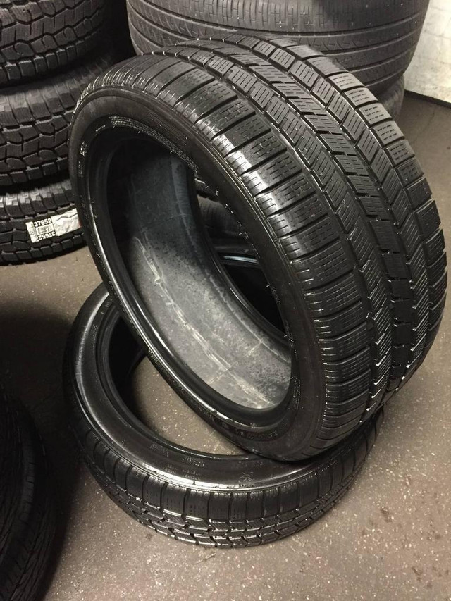 20 inch PAIR OF 2 BMW OEM USED RUNFLAT WINTER TIRES 275/40R20 106V PIRELLI SCORPION ICE AND SNOW  RUNFLAT TREAD 85% in Tires & Rims in Ontario