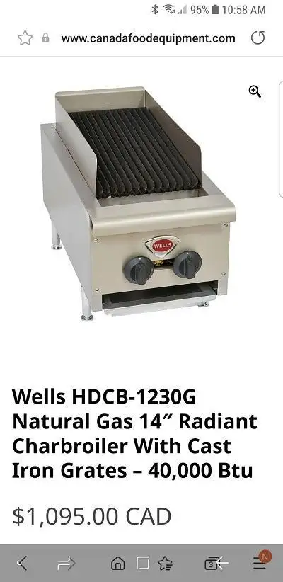 Radiant Char broilers for Sale - 14 Grills