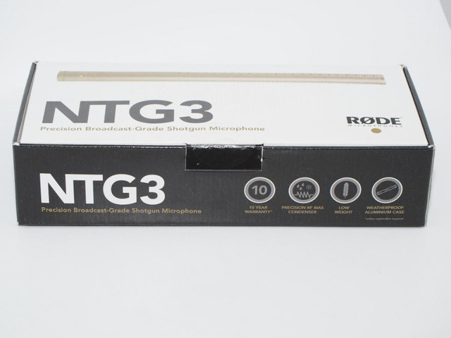 Rode NTG3 Broadcast Shotgun Microphone (Demo w full warranty) in Cameras & Camcorders - Image 2