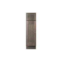 L&C Cabinetry 9 Inch Kitchen Base Cabinet - Shaker Style