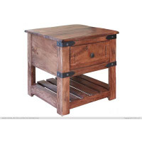Artisan Home Furniture Parota II End Table with one Drawer