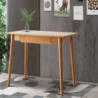George Oliver Simple style wooden desk with drawers for study room
