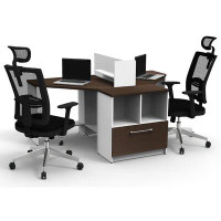 Inbox Zero Benching Desks Teamwork Corner Desk Collaboration Furniture Model 9E94F0DF643941EE90C42A24EA9FF819 4Pc Group