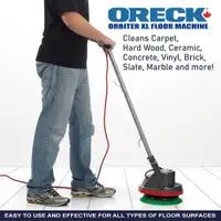 Oreck Orbital XL Pro Floor Cleaning Machine - Commercial Residential Floor Cleaning