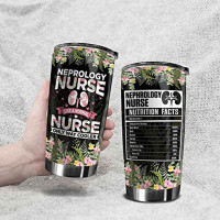 TeexCorp Neprology Nurse But Way Cooler Nutrition Facts 20Oz Tumbler, Cold Coffee Tumbler, Tea Tumbler, Tea Tumbler With