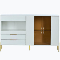 Everly Quinn Madeline 3 - Drawer Dresser, Storage Table Living Room Storage Cabinet