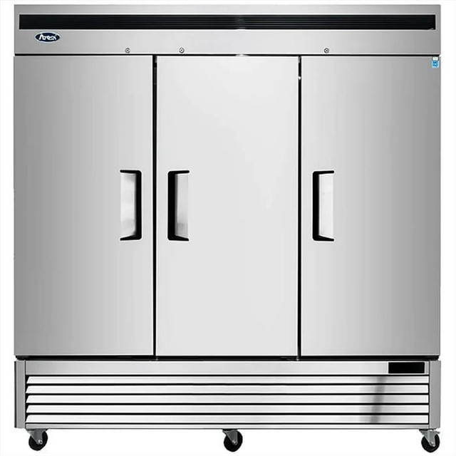 Atosa Triple Solid Door 82 Wide Stainless Steel Refrigerator in Other Business & Industrial - Image 2