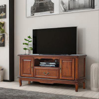 Canora Grey Simple European solid wood storage TV cabinet