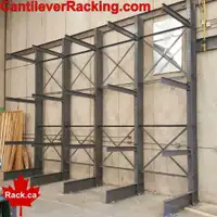 We Stock Regular Duty Cantilever Rack - We ship cantilever racking across Canada! Structural Cantilever Racks