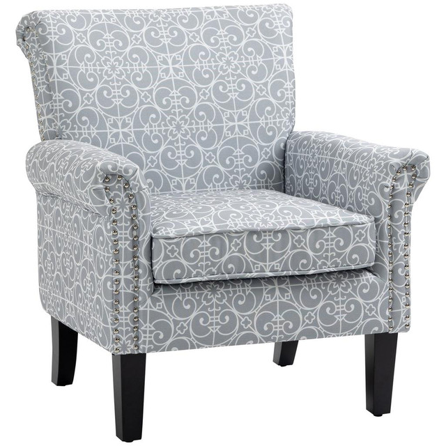 Armchair 31"x30"x34.25" Light Gray in Chairs & Recliners - Image 2