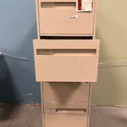 Global 4 Drawer Vertical Filing Cabinet – Beige – Legal Size in Desks in Belleville Area - Image 3