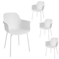 SIMPOL HOME Armchairs Set Of 4, Modern Dining Chair, Dining Table Chairs, Dining Cafe Chairs With  Metal Legs For Dining