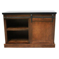 Gracie Oaks Keid Solid Wood TV Stand for TVs up to 43"