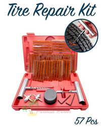 NEW DELUXE TIRE REPAIR TOOL KIT PLUGS T BAR AND MORE S1012