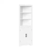 RiverRidge Home Monroe Tall Corner Cabinet - White