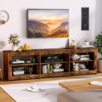 Millwood Pines Benjie 78.7'' W Media Console with Outlets for TV up to 85"