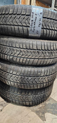 225/60/18 4 pneus hiver pirelli RUNFLAT
