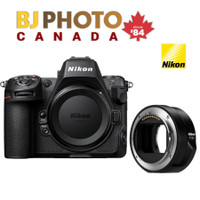 NIKON Z8 Hybrid Mirrorless Body with FTZ II Adapter Included - BJ PHOTO LABS LTD Since 1984