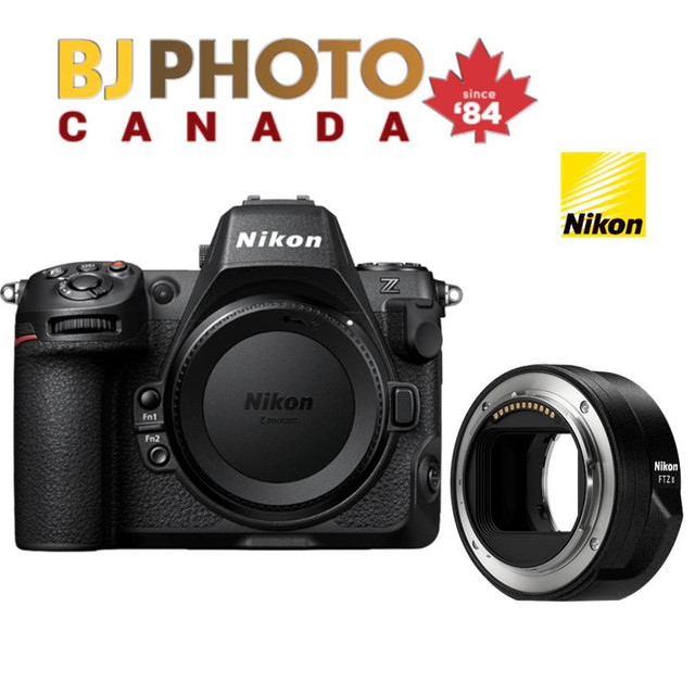 NIKON Z8  Mirrorless Body Mount Adapter FTZ II + 160GB CF Express Card (new) dans Appareils photo et caméras  à Fredericton - Image 2