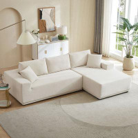 Latitude Run® Modern Minimalist Style Couch, Upholstered Sleeper Sofa Including bottom frame