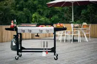 BBQ 4 Burner Gas Propane Grill Griddle Combo  Foldable - brand new - BARBEQUE - FREE SHIPPING