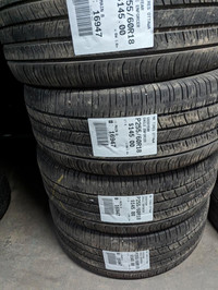 P255/60R18  255/60/18  GOODYEAR EAGLE ENFORCER ( all season summer tires ) TAG # 16947