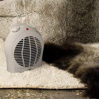 Vie Air Portable 2 Settings 1,500 Watt Electric Fan Compact Heater with Adjustable Thermostat