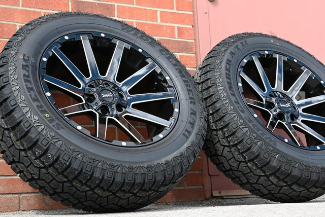 $2250 (4Pcs) Rim tire package Ford F150 Ram1500 DT 6x135 6x139 20x9 275/60R20 Tire Sensors 3341 F150 Rim Ram1500 Rim in Tires & Rims in Toronto (GTA)