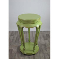 DYAG East Olive Green Candle Or Incense Side Table
