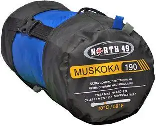 Keep yourself warm while camping! North 49 Muskoka 5 Degree Celsius Sleeping Bags