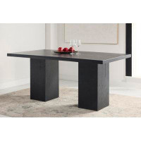 AllModern Ishta Counter Height 84" Solid Wood Dining Table