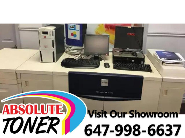 Xerox DC 5000 Docucolor Production Copier Printer HIGH Quality FAST Copiers Printers with Finisher Booklet Maker Fiery in Other Business & Industrial in Ontario - Image 2