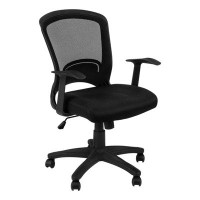 Monarch Specialties Inc. Office Chair, Adjustable Height, Swivel, Ergonomic, Armrests, Computer Desk, Work, Metal