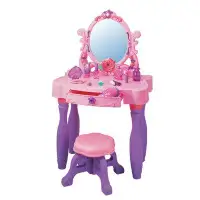 Zoomie Kids Light Up Princess Vanity Table