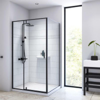 Acrylic High Gloss Corner Shower Wall -  Installation up to 60 in x 36 in ( Delivery included to many Canadian Cities )