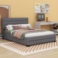 Latitude Run® Queen Upholstered Platform Bed