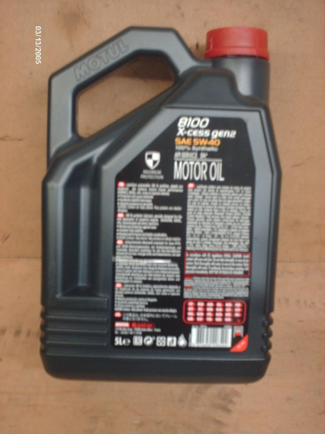 MOTUL 5W40 SYNTHETIC MOTOR OILS in Engine & Engine Parts in Ontario - Image 3