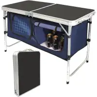 CG INTERNATIONAL TRADING Table pliante portative ajustable 47,24 po