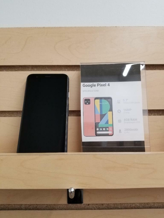 Spring SALE!!! UNLOCKED Google Pixel 4 With New Charger 1 YEAR Warranty!!! in Cell Phones
