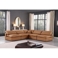 Meridian Furniture USA 5 - Piece Upholstered Sectional