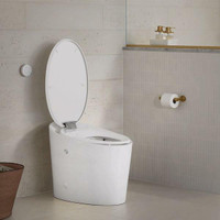 Avoir™ Comfort Height™ One-piece Tankless elongated 1.28 pgf chair height toilet with Quiet-Close™ toilet seat and cover