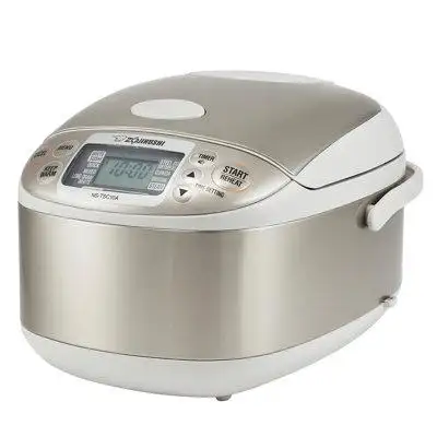 The Micom rice cooker & warmer is packed with healthy menu options: brown quinoa steel cut oatmeal a...