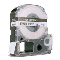 Weekly Promo! Epson LC-5WBN LabelWorks Standard LK Label Tape, 18mm, Black On White, SS18KW,  Compatible