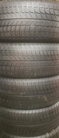 (ZH619) 4 Pneus Hiver - 4 Winter Tires 225-60-18 Michelin 6/32