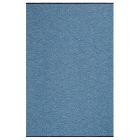 Lofy Mirage Blue Geometric Cotton Kilim