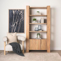 Joss & Main Wynda 82" H x 425" W Solid Wood Standard Bookcase