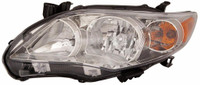 Head Lamp Driver Side Toyota Corolla Sedan 2011-2013 Base/Ce/Le/Xle Model Usa Economy Quality , TO2502203U
