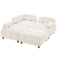 Latitude Run® U_style Modular Convertible Sectional Sofa - L Shaped Couch With Reversible Chaise - Upholstery
