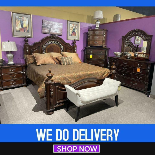 Queen Size Bedroom Set in Beds & Mattresses in Mississauga / Peel Region - Image 2