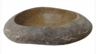 16-20 in. x 16-20 in. Natural River Rock Boulder Vessel Sink - Polished Interior ( H 5-6 In ) Round or Oval in Plumbing, Sinks, Toilets & Showers - Image 3